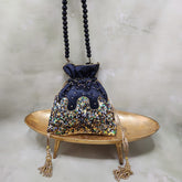 Black sequin Potli